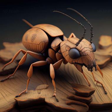 3D модель Pheidole longior (STL)